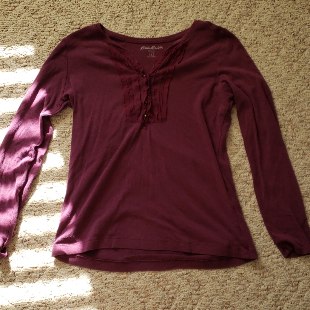 Eddie Bauer Maroon Shirt